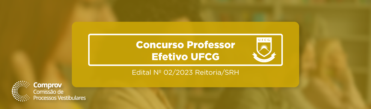 Concurso Professor - Edital Nº 02/2023 Reitoria/SRH